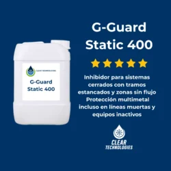 inhibidor de corrosion para chiller o sistemas cerrados G-Guard Static 400