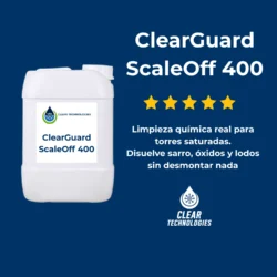 producto de limpieza para torres de enfriamiento ClearGuard ScaleOff 400
